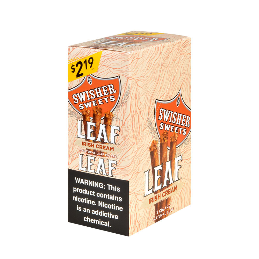 Swisher Sweets Leaf Irish Cream Cigarillos | 3 For $2.19 | TobaccoStock ...