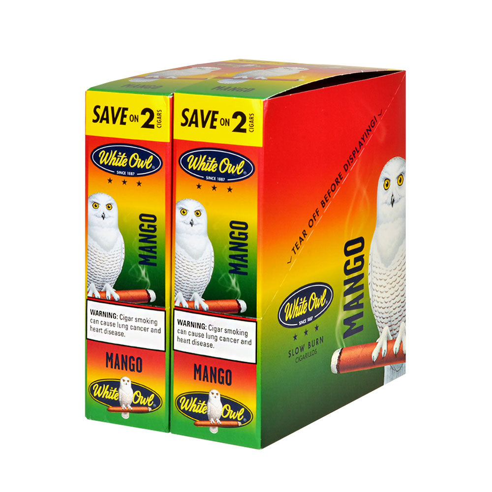 White Owl Cigarillos 30 Packs Of 2 Cigars Mango Tobacco Stock 4689