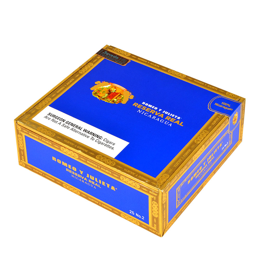 Romeo Y Julieta Reserve Real No. 2 Nicaragua, 25 Count Box – Tobacco Stock