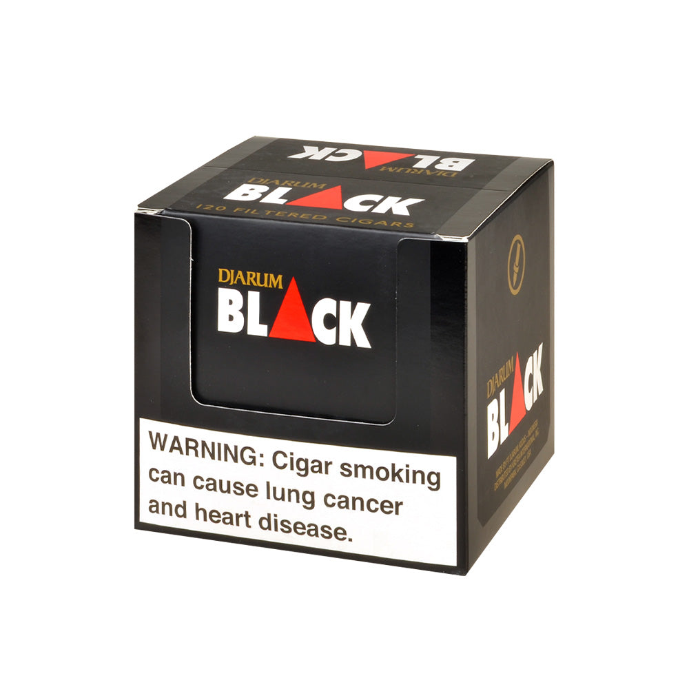 Djarum Black Filtered Cigars | 10 Packs Of 12 | Black Clove Cigar ...