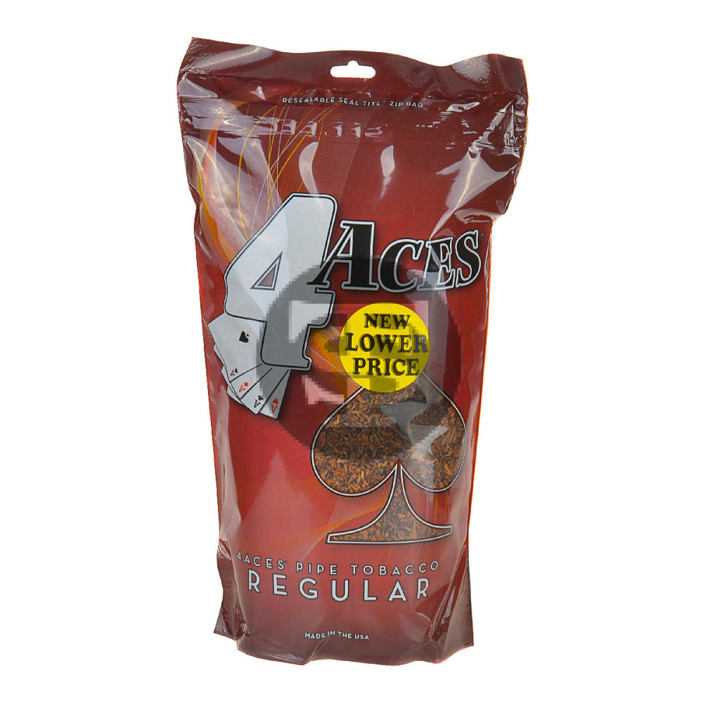 4 Aces Regular Pipe Tobacco 16 oz. Bag 1