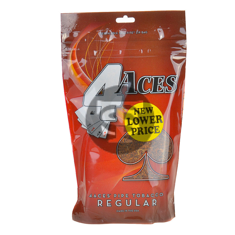 4 Aces Regular Pipe Tobacco 6 oz. Bag 1