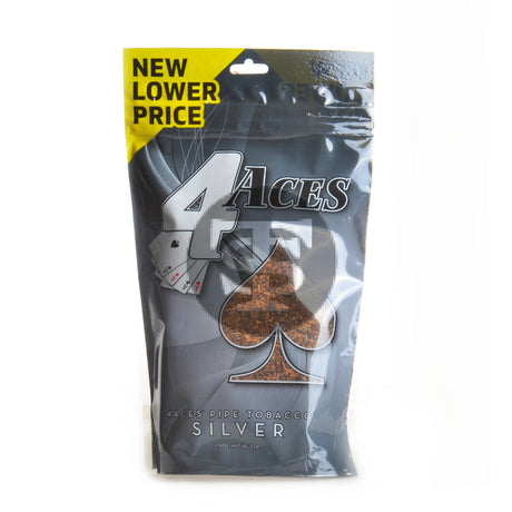 4 Aces Silver Pipe Tobacco 6 oz. Bag 1