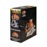 4 Kings Cigarillos 15 Packs of 4 Black Diamond Pre-Priced $1.39