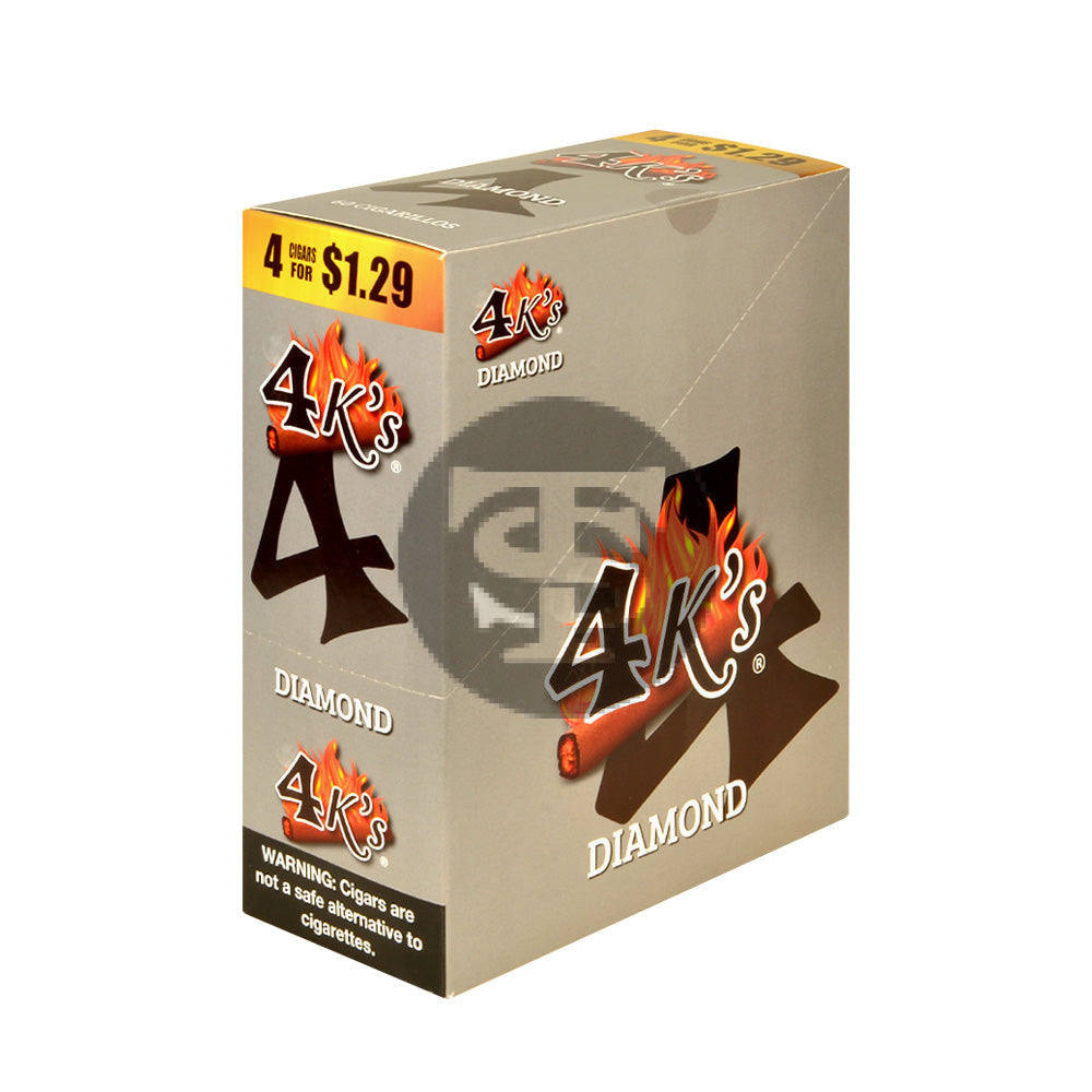 4 Kings Cigarillos 15 Packs of 4 Diamond 1.29 pre-price