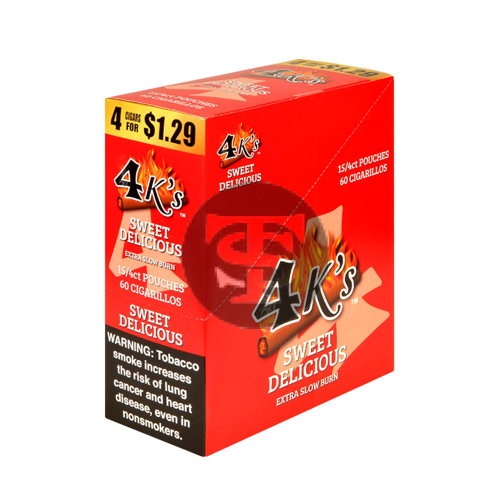 4 Kings Cigarillos 15 Packs of 4 Sweet Delicious $1.29 pre-price