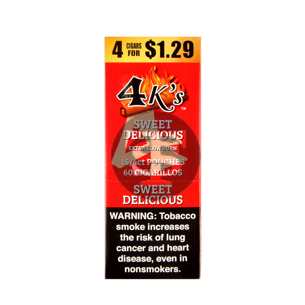 4 Kings Cigarillos 15 Packs of 4 Sweet Delicious $1.29 pre-price