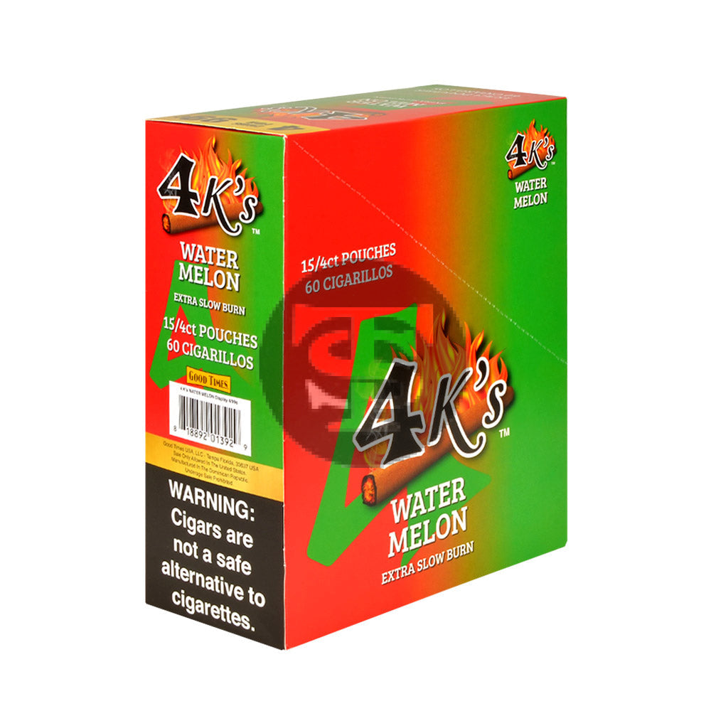 4 Kings Cigarillos 15 Packs of 4 Watermelon