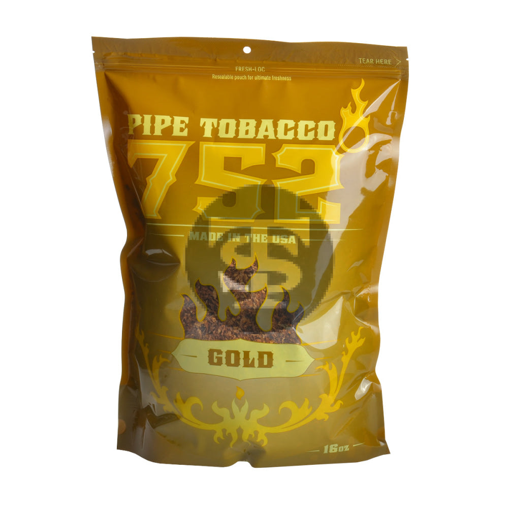 752 Gold Pipe Tobacco 16 oz. Bag 1