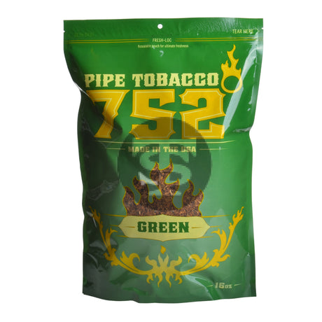 752 Green Pipe Tobacco 16 oz. Bag 1