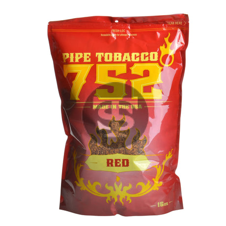 752 Red Pipe Tobacco 16 oz. Bag 1