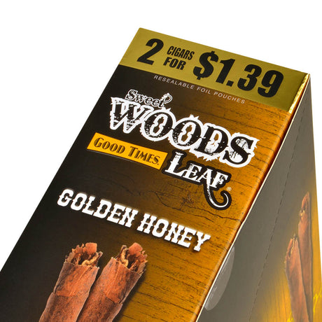 Good Times Sweet Woods 2 For $1.39 Cigarillos 15 Pouches of 2 Golden Honey