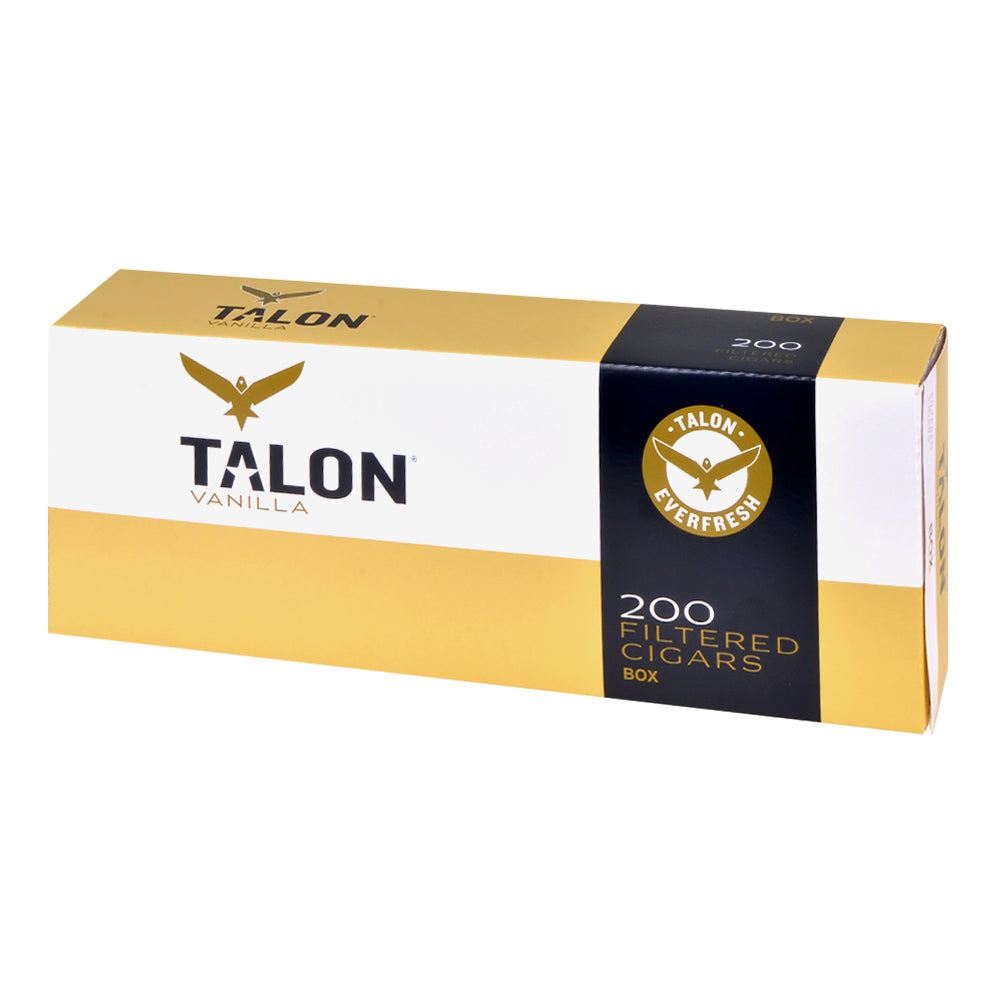 Talon Vanilla Filtered Cigars 10 Packs of 20