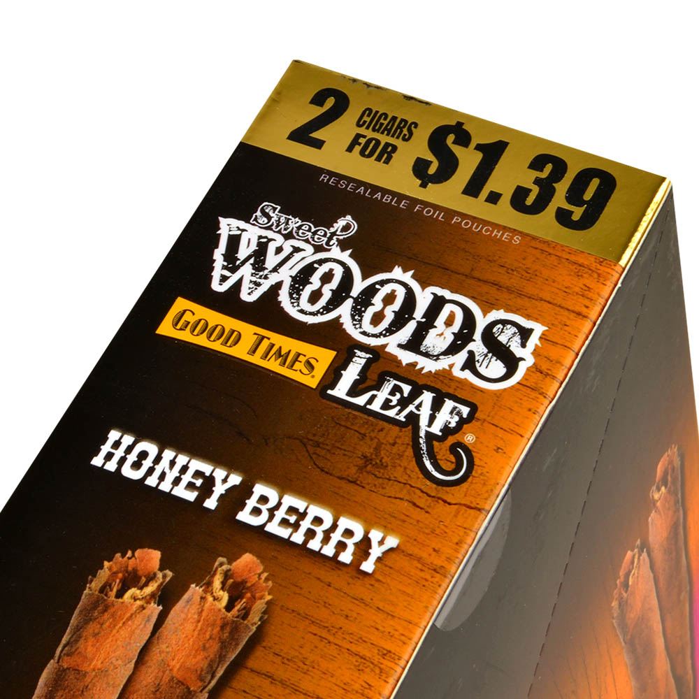 Good Times Sweet Woods 2 For $1.39 Cigarillos 15 Pouches of 2 Honey Berry