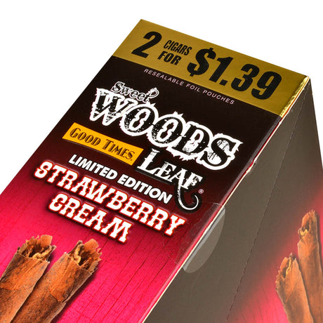 Good Times Sweet Woods 2 For $1.39 Cigarillos 15 Pouches of 2 Strawberry Cream