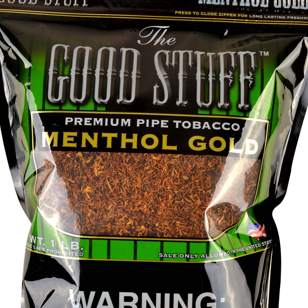 Good Stuff Menthol Gold Pipe Tobacco 16 oz. Bag