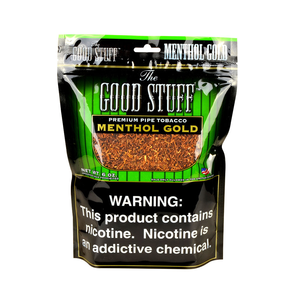 Good Stuff Menthol Gold Pipe Tobacco 6 oz. Bag