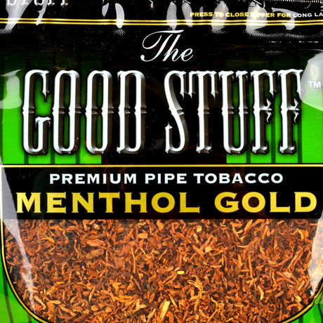 Good Stuff Menthol Gold Pipe Tobacco 6 oz. Bag