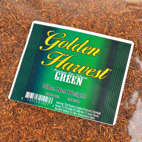 Golden Harvest Mint Blend Pipe Tobacco 5 Lb. Bag