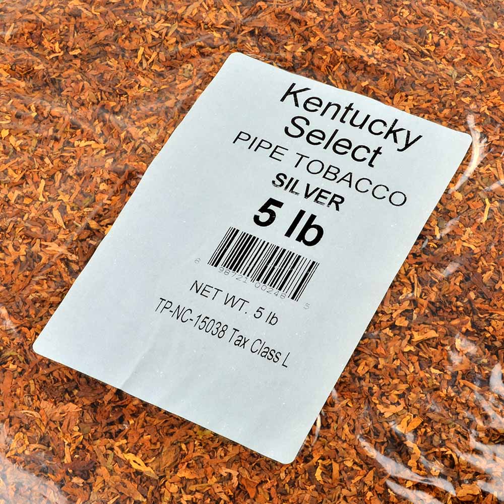 Kentucky Select Silver (Ultra Light) Pipe Tobacco 5 Lb. Bag