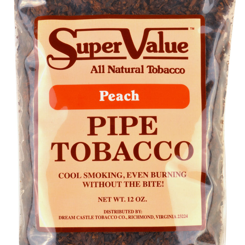 Super Value Pipe Tobacco Peach 12 oz. Bag
