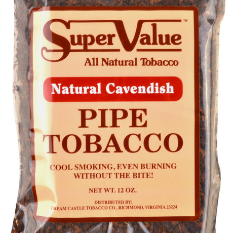 Super Value Pipe Tobacco Natural Cavendish 12 oz. Bag