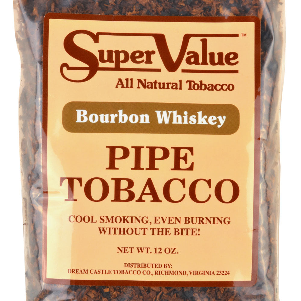 Super Value Pipe Tobacco Bourbon Whiskey 12 oz. Bag