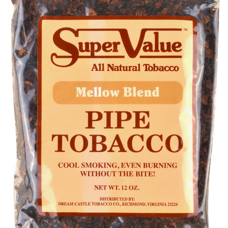 Super Value Pipe Tobacco Mellow Blend 12 oz. Bag