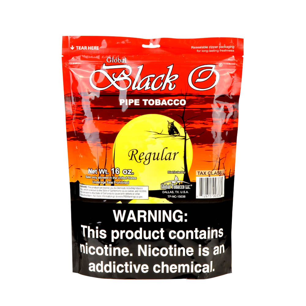 Black O Regular Pipe Tobacco 16 oz. Bag