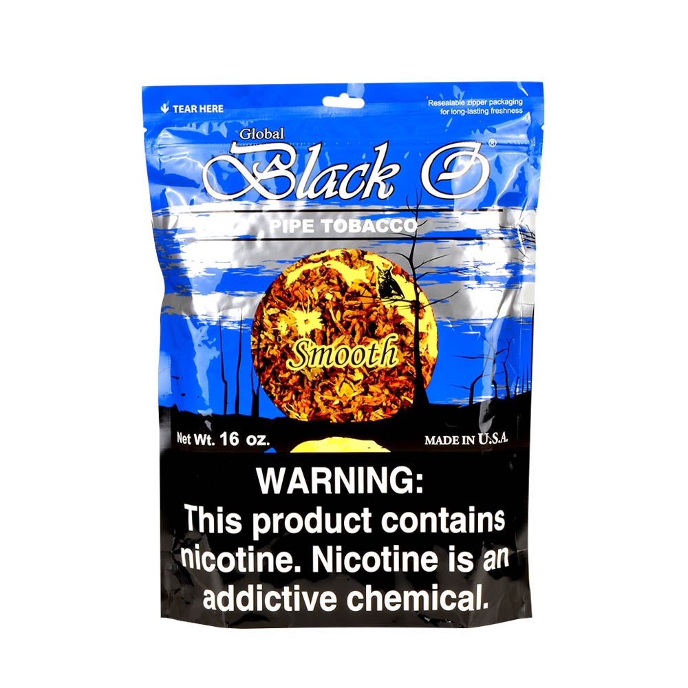 Black O Smooth Pipe Tobacco 16 oz. Bag