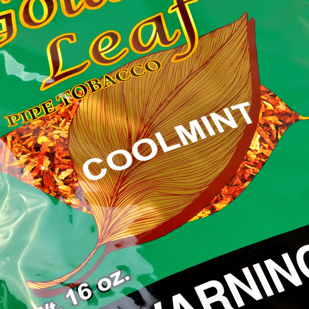 Golden Leaf Cool Mint Pipe Tobacco 16 oz. Bag