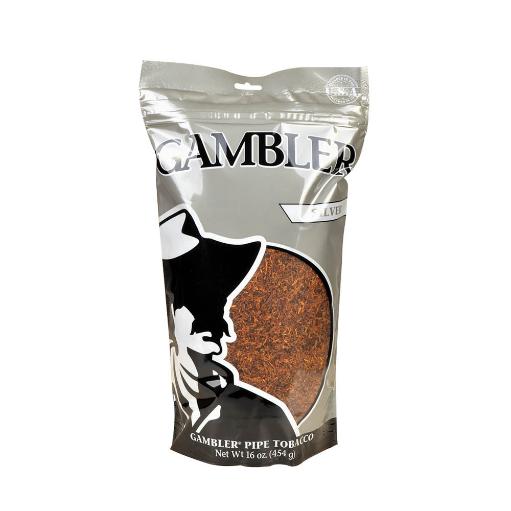 Gambler Pipe Tobacco Silver 16 oz. Bag