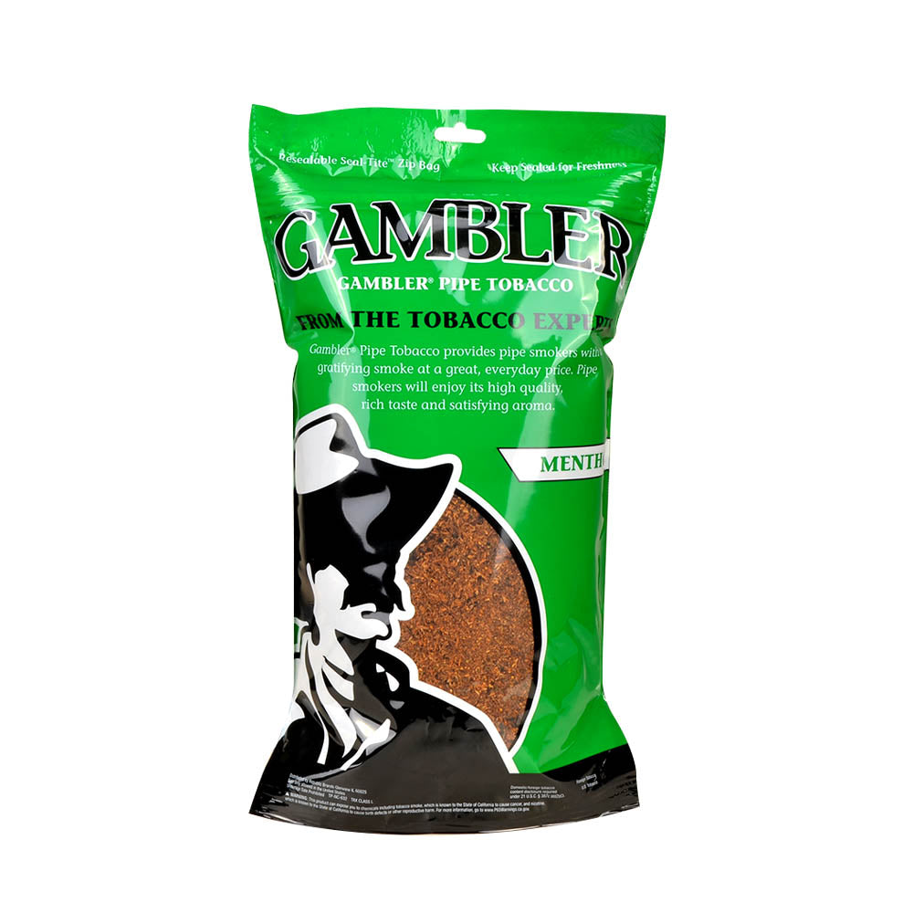 Gambler Pipe Tobacco Menthol (Mint) 16 oz. Bag