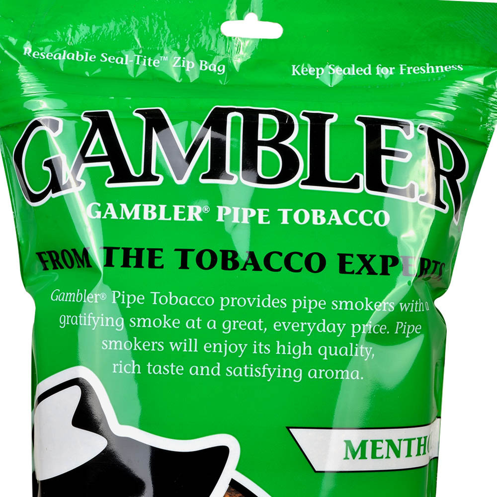 Gambler Pipe Tobacco Menthol (Mint) 16 oz. Bag