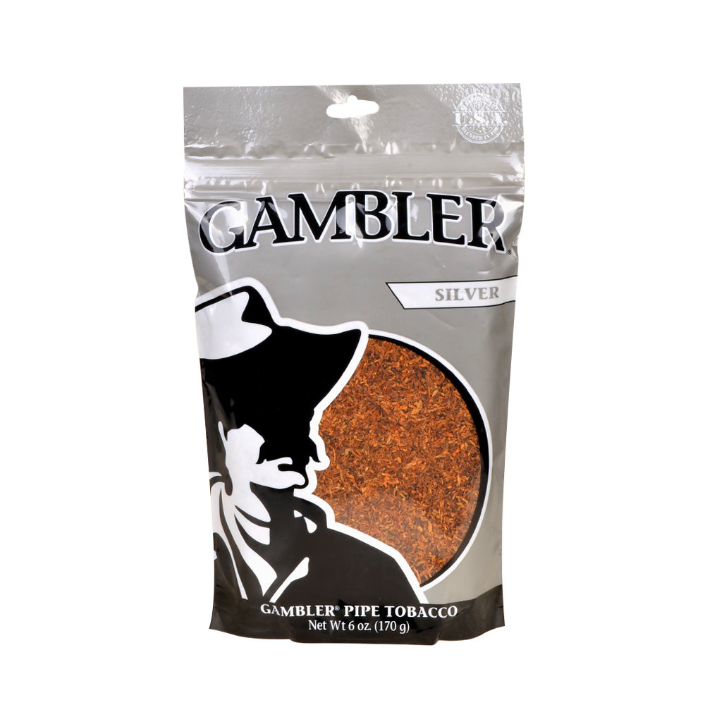 Gambler Pipe Tobacco Silver 6 oz. Bag