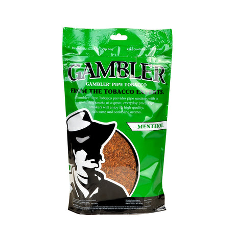 Gambler Pipe Tobacco Menthol (Mint) 6 oz. Bag