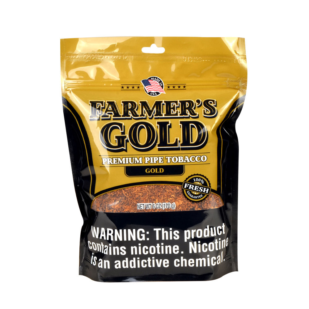 Farmer's Gold Pipe Tobacco Gold Blend 6 oz. Bag