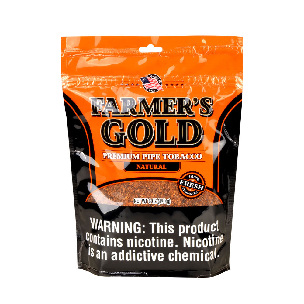 Farmer's Gold Natural Pipe Tobacco 6 oz. Bag