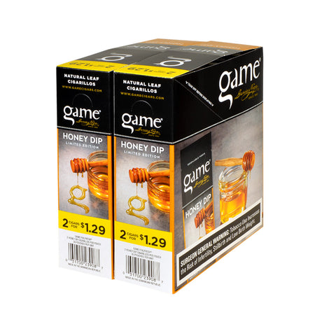 Game Vega Cigarillos Honey Dip Foil 2 for $1.29 30 Pouches of 2