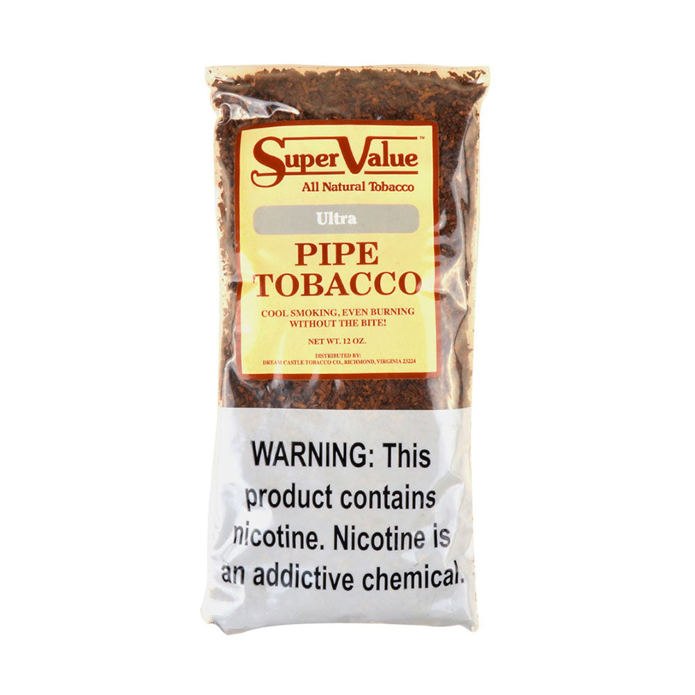 Super Value Pipe Tobacco Ultra Mild 12 oz. Bag – Tobacco Stock