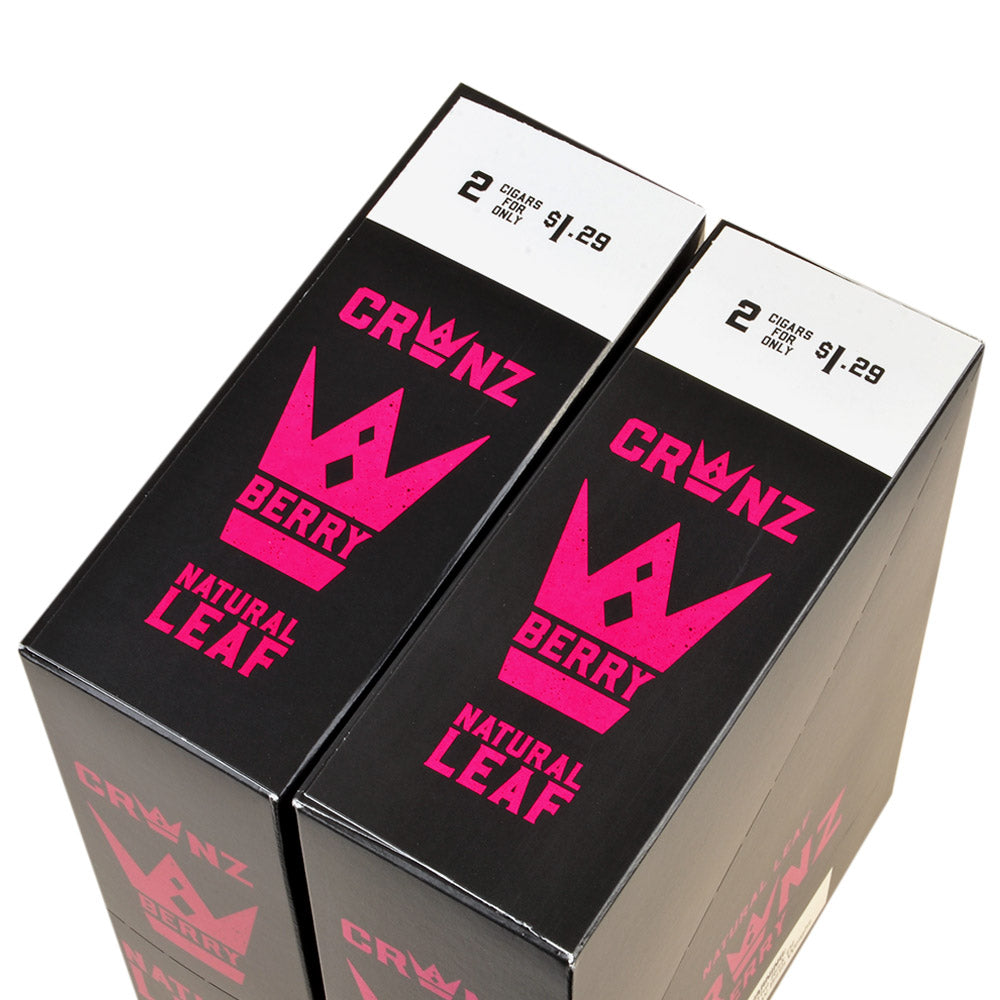 Crwnz Natural Leaf Berry Cigarillos, Pre-Priced $1.29