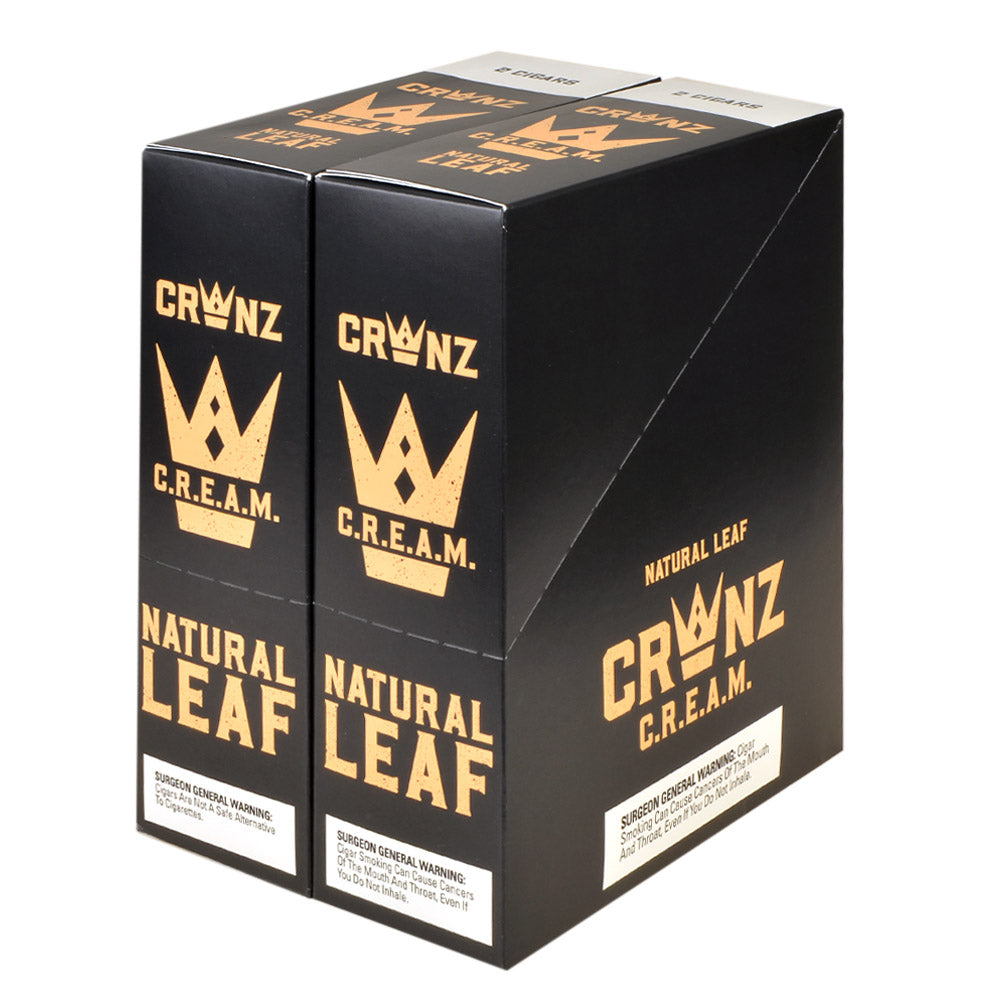 Crwnz Natural Leaf Cream Cigarillos, Save on 2