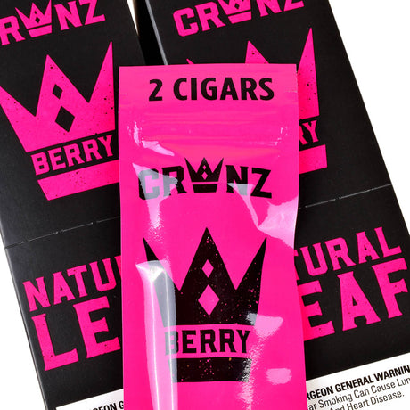 Crwnz Natural Leaf Berry Cigarillos, Save on 2