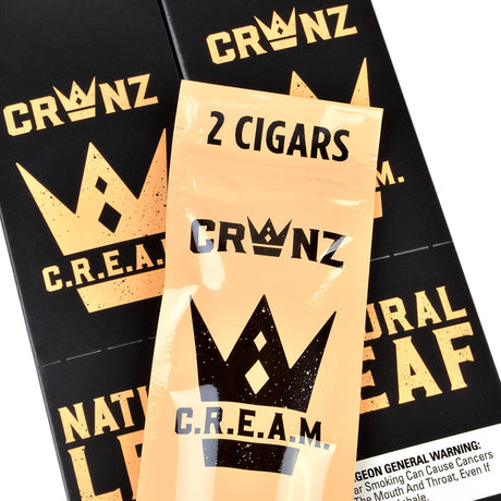 Crwnz Natural Leaf Cream Cigarillos, Save on 2