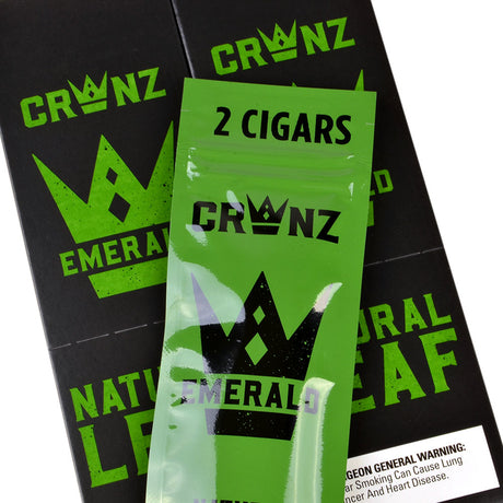 Crwnz Natural Leaf Emerald Cigarillos, Save on 2