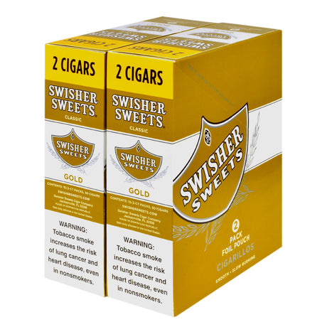 Swisher Sweets Cigarillos Save on 2, 30 Packs of 2 Cigars Gold