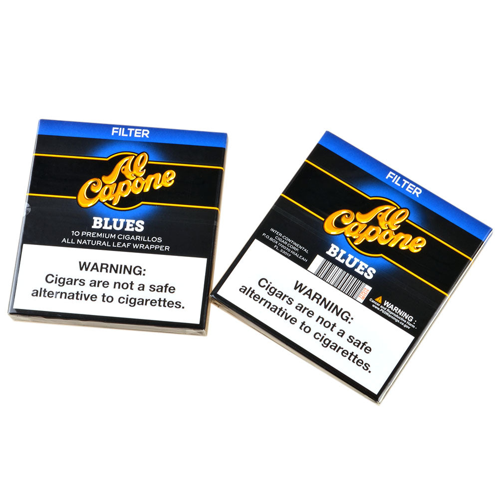 Al Capone Blues Filter Cigarillos 10 Packs of 10