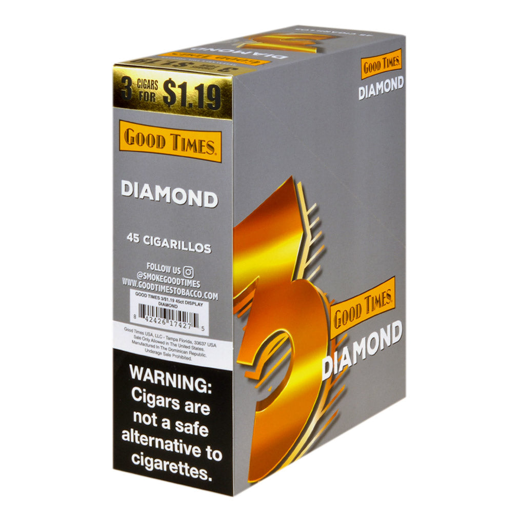 Good Times Cigarillos Diamond 45ct, $1.19