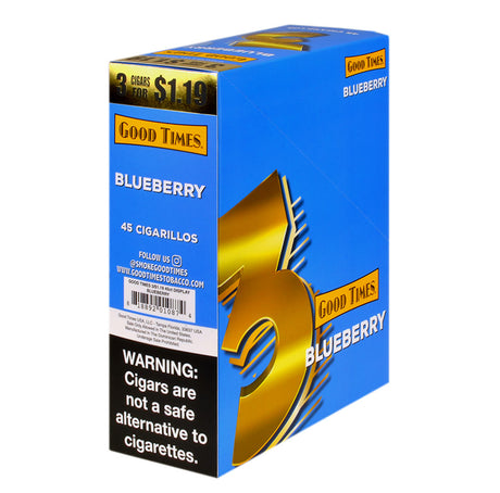 Good Times Cigarillos Blueberry 45ct, $1.19