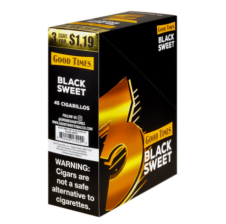 Good Times Cigarillos Black Sweet 45ct, $1.19